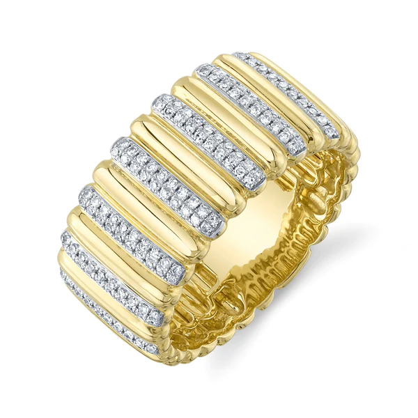 14K Gold Diamond Cocktail Ring